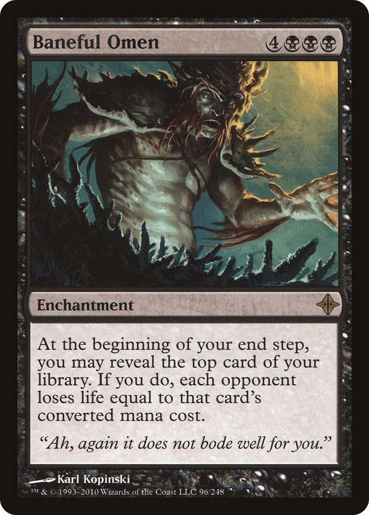 Baneful Omen [Rise of the Eldrazi] | Silver Goblin