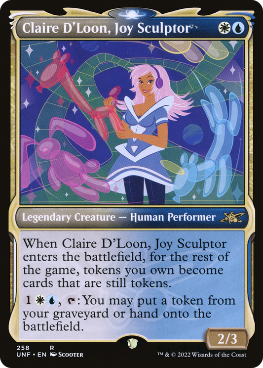 Claire D'Loon, Joy Sculptor (Showcase) [Unfinity] Foil