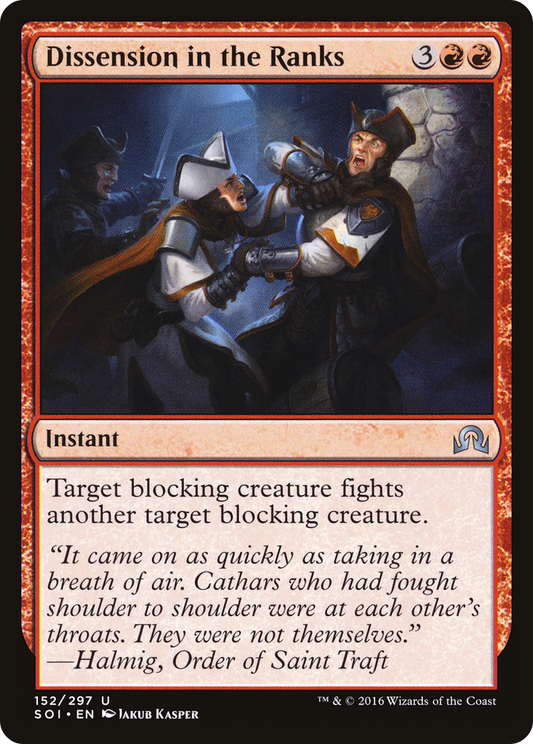 Dissension in the Ranks [Shadows over Innistrad] Foil