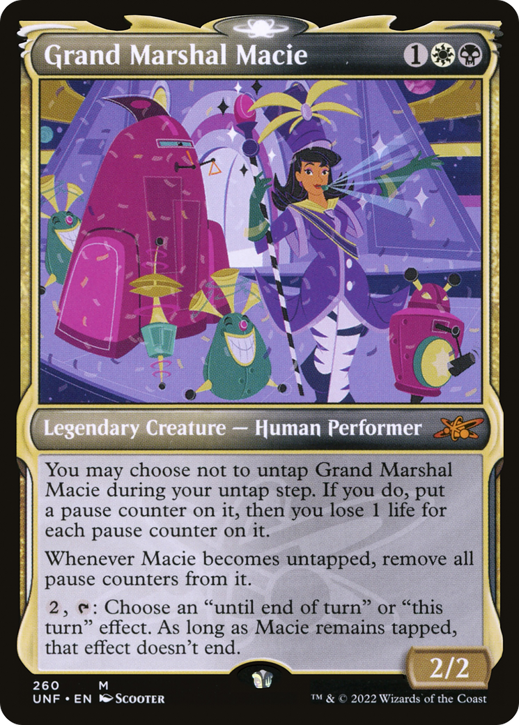 Grand Marshal Macie (Showcase) [Unfinity] Foil