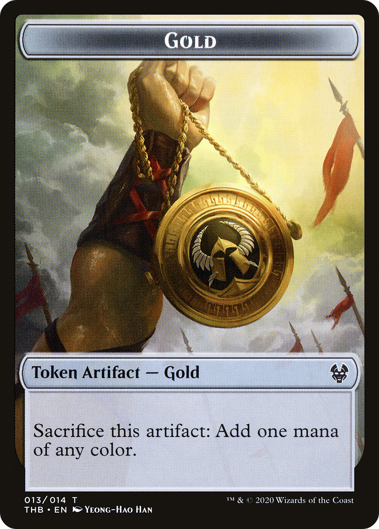 Gold Token (013) - Theros Beyond Death Tokens