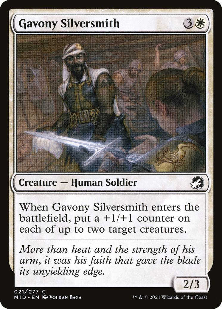 Gavony Silversmith [Innistrad: Midnight Hunt] | Silver Goblin