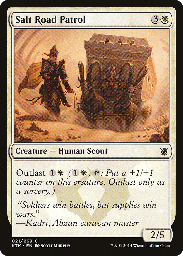 Salt Road Patrol (021) Foil - Khans of Tarkir