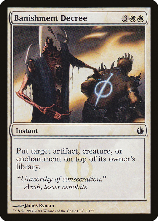 Banishment Decree [Mirrodin Besieged] Foil