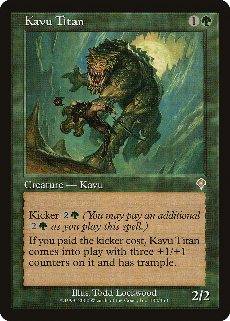 Kavu Titan [Invasion] Foil