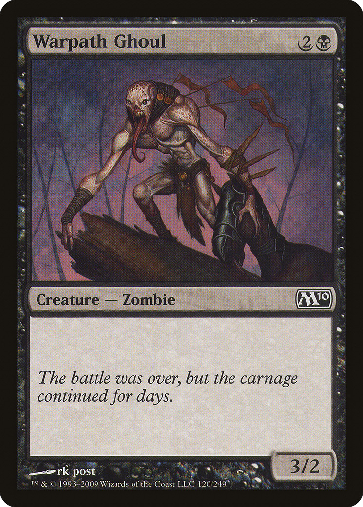 Warpath Ghoul [Magic 2010] Foil