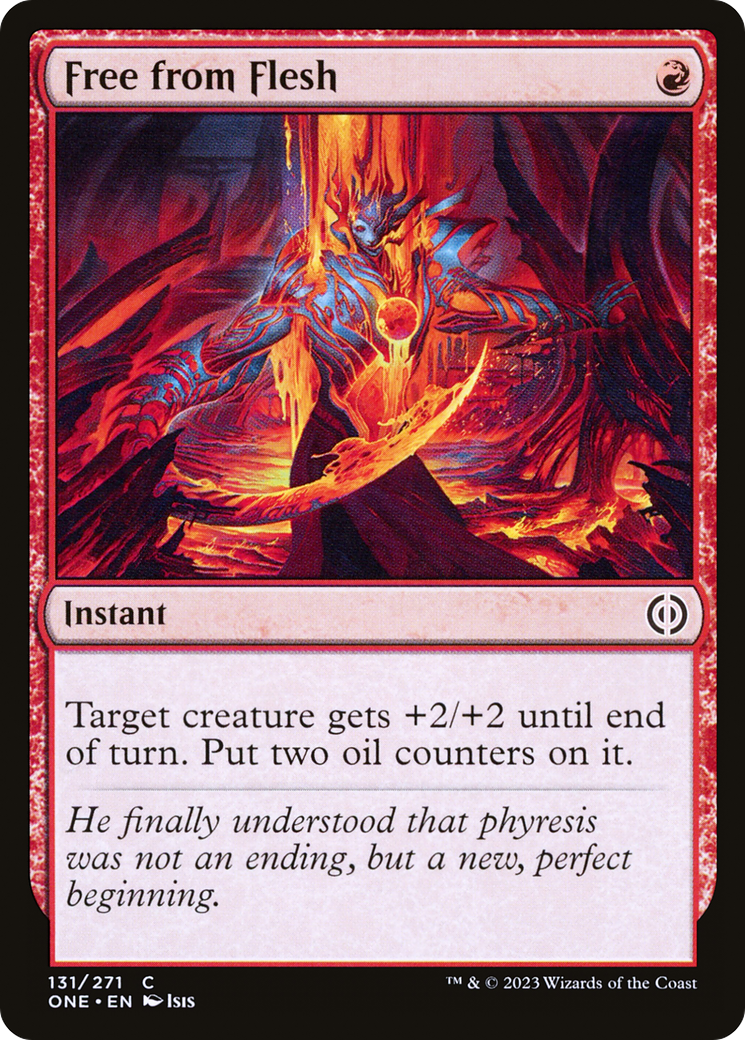 Free from Flesh [Phyrexia: All Will Be One] Foil