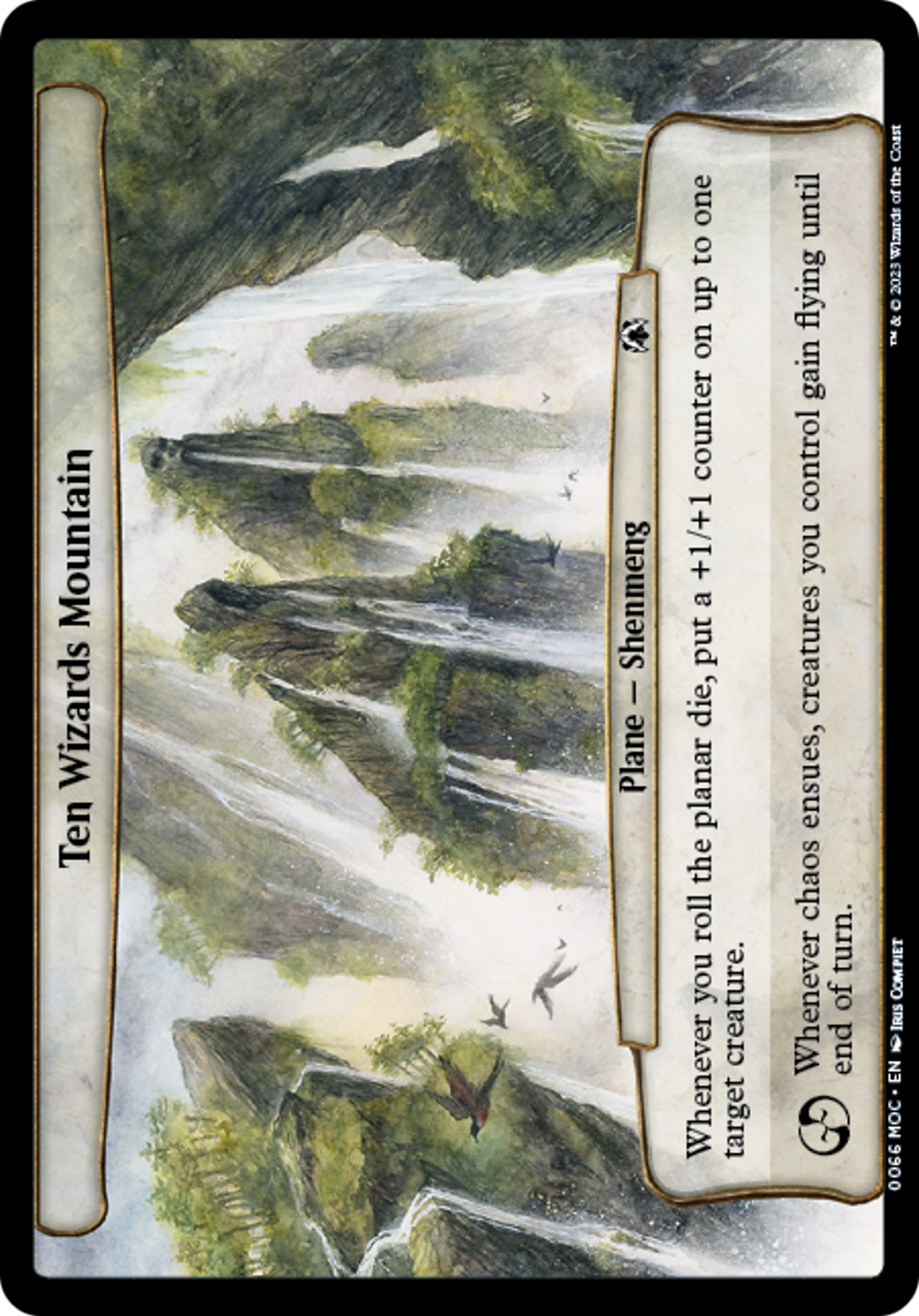 Ten Wizards Mountain [March of the Machine Commander] | Silver Goblin