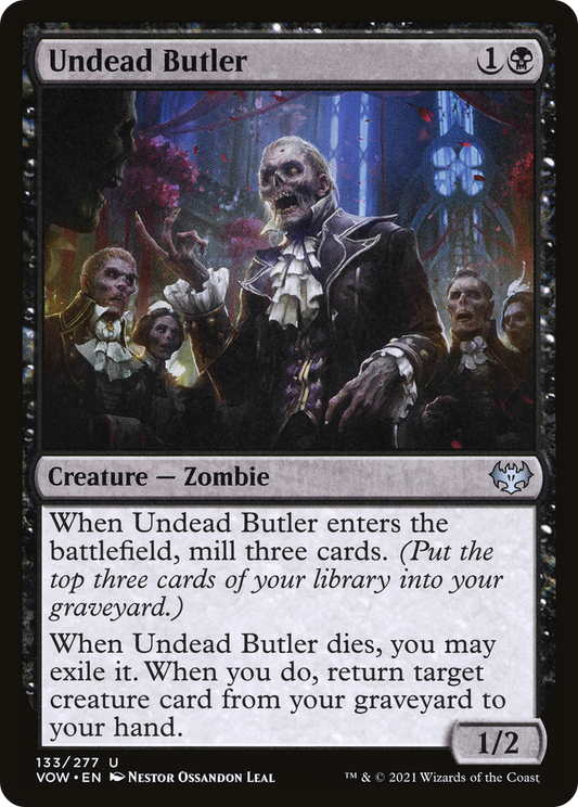 Undead Butler [Innistrad: Crimson Vow] Foil