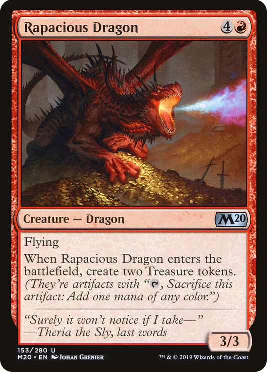 Rapacious Dragon [Core Set 2020] Foil