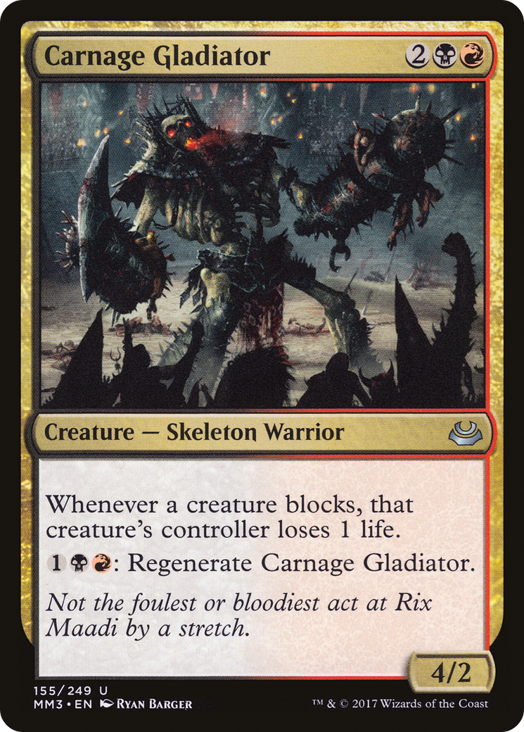 Carnage Gladiator [Modern Masters 2017] | Silver Goblin