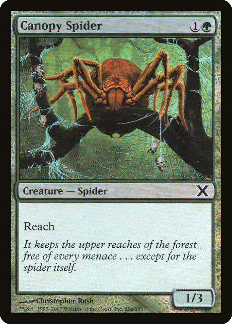 Canopy Spider (254) Foil - Tenth Edition