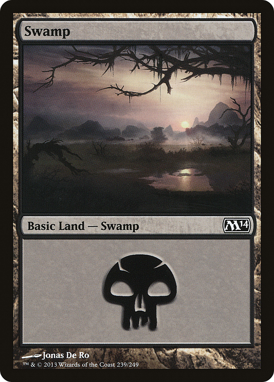 Swamp (239) [Magic 2014] Foil