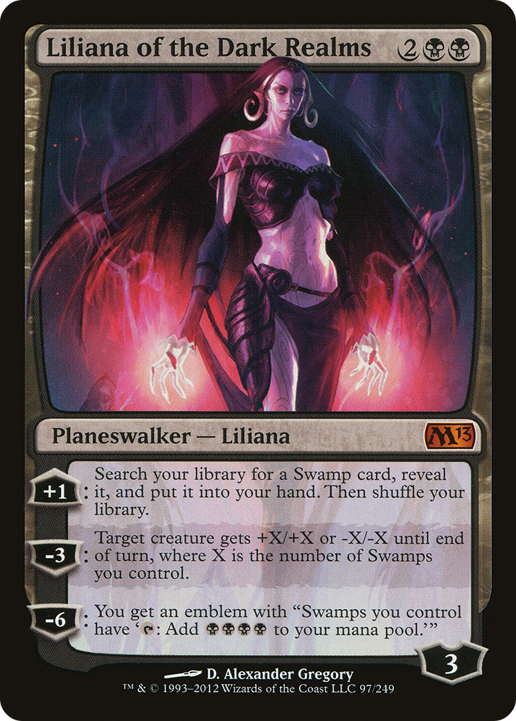 Liliana of the Dark Realms [Magic 2013] Foil