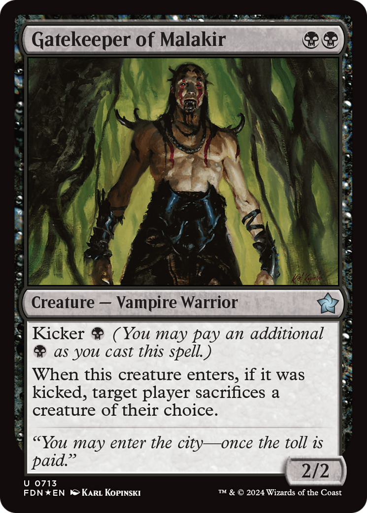 Gatekeeper of Malakir Foil (713)