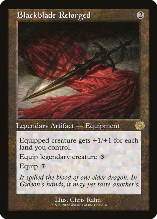 Blackblade Reforged (Retro) [The Brothers' War Retro Artifacts] Foil