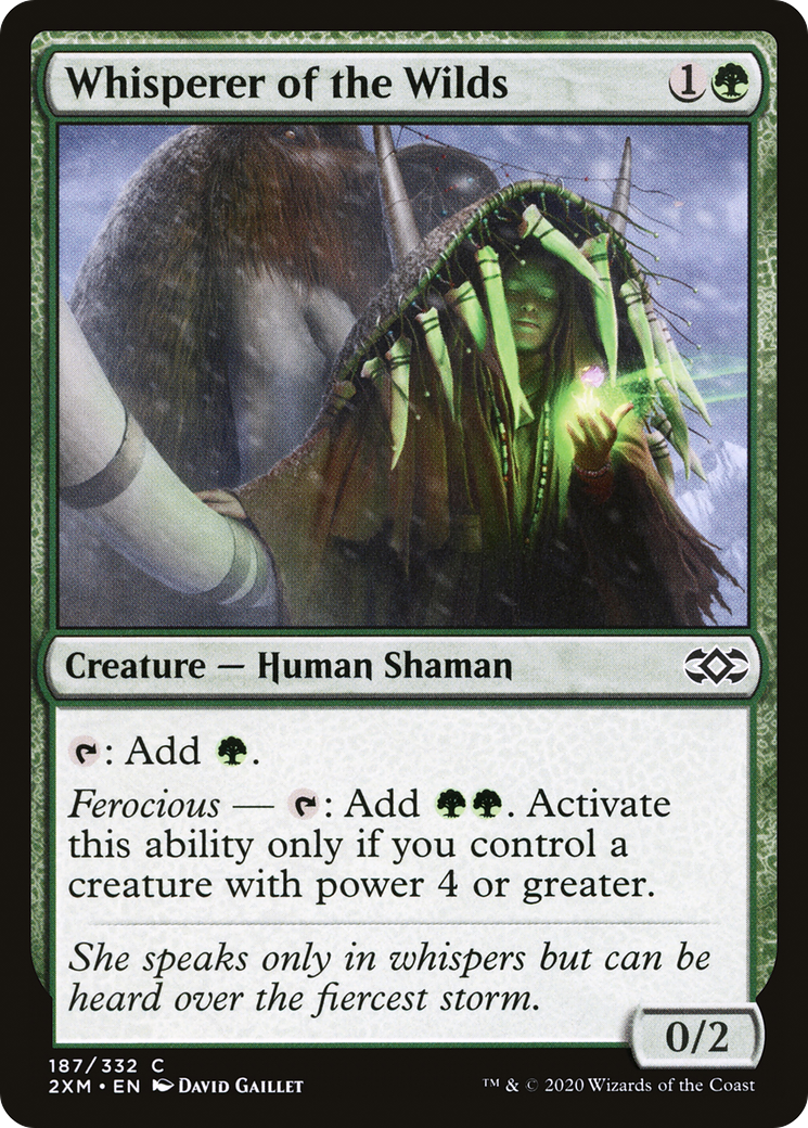 Whisperer of the Wilds (187) Foil - Double Masters