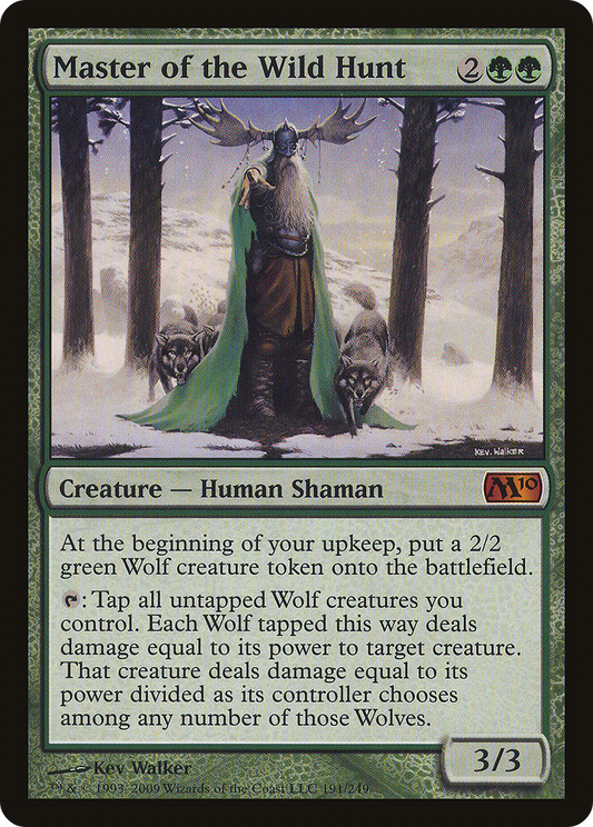 Master of the Wild Hunt [Magic 2010] Foil
