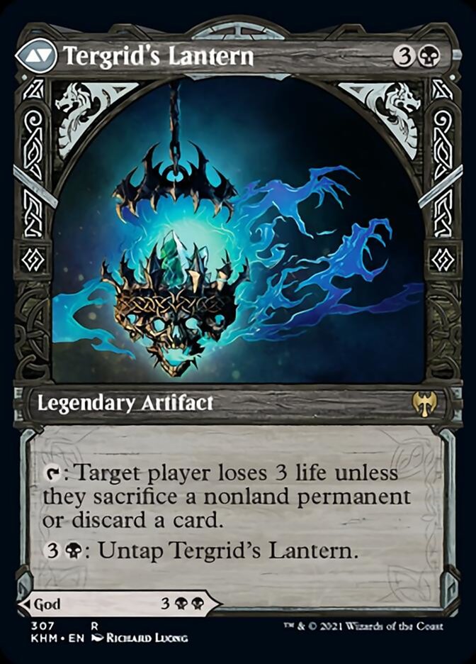 Tergrid, God of Fright // Tergrid's Lantern (Showcase) [Kaldheim] Foil