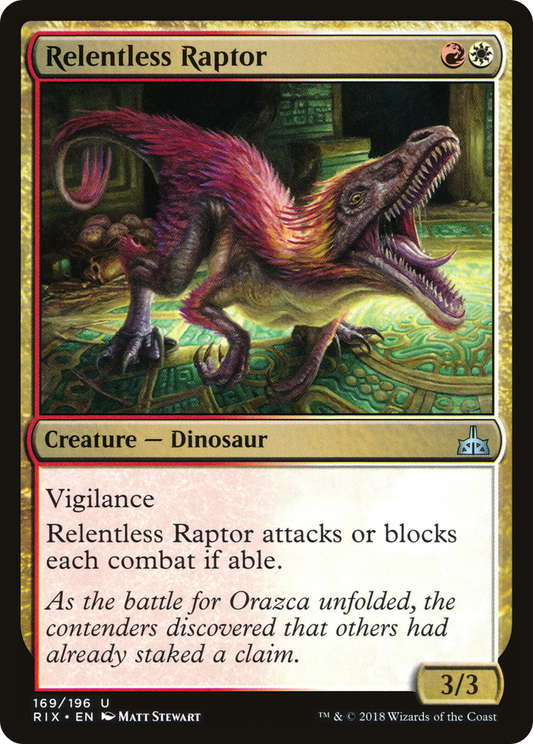 Relentless Raptor [Rivals of Ixalan] Foil