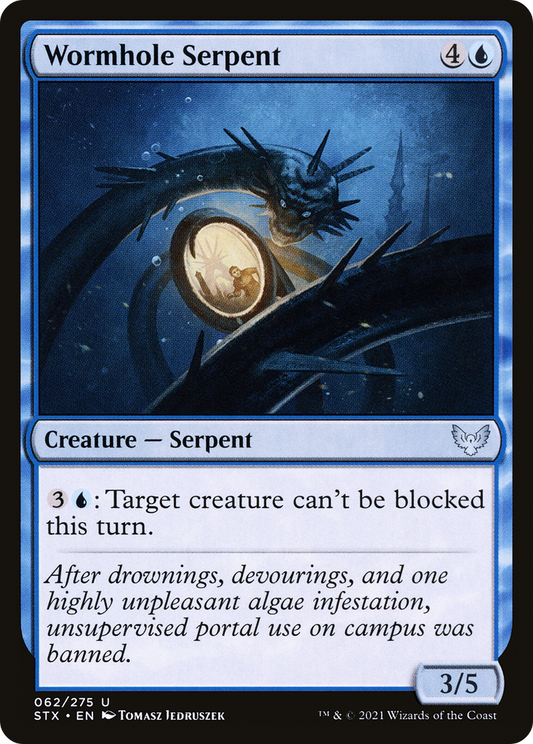 Wormhole Serpent [Strixhaven: School of Mages] Foil