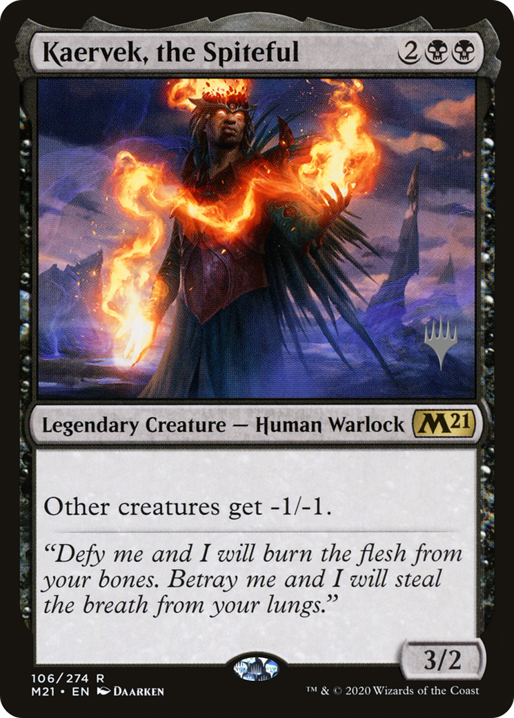 Kaervek, the Spiteful (106) Foil - Core Set 2021 Promos