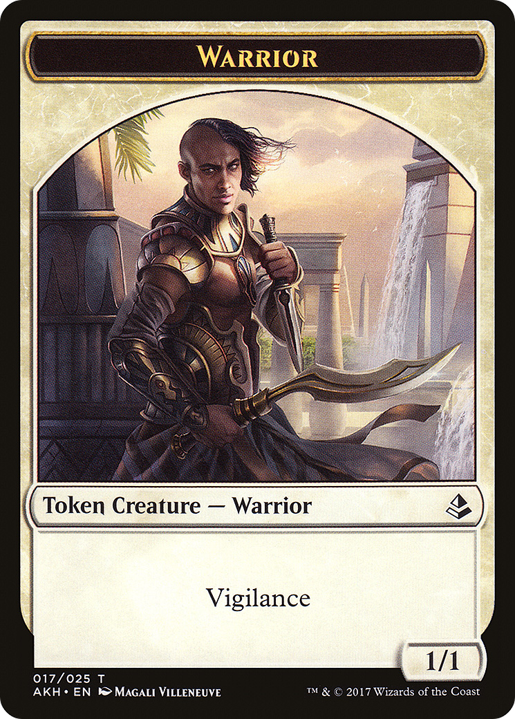 Warrior (017) Foil - Amonkhet Tokens