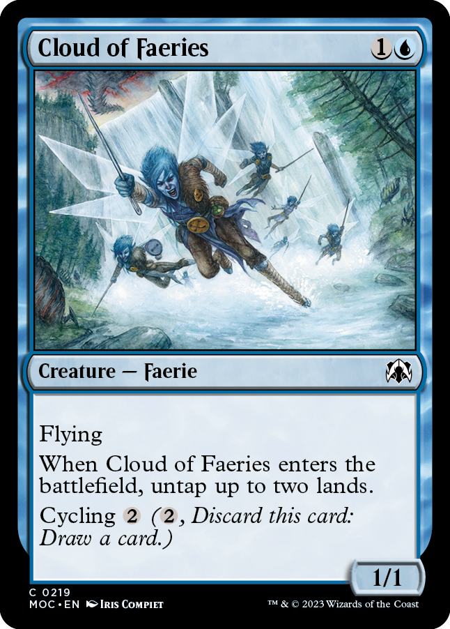 Cloud of Faeries [March of the Machine Commander] | Silver Goblin
