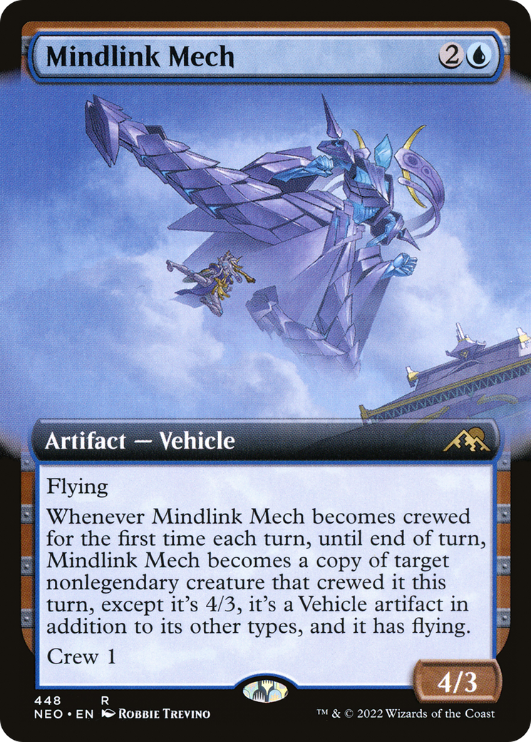 Mindlink Mech (Extended Art) [Kamigawa: Neon Dynasty] Foil