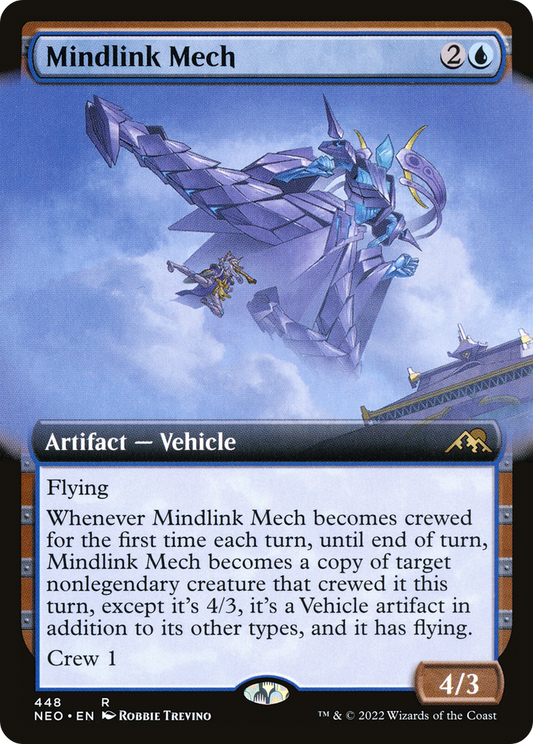 Mindlink Mech (Extended Art) [Kamigawa: Neon Dynasty] Foil