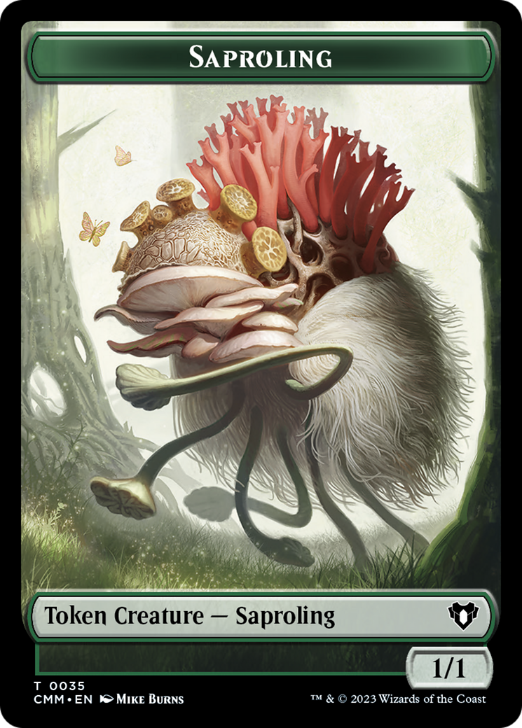 Saproling Token [Commander Masters Tokens] | Silver Goblin