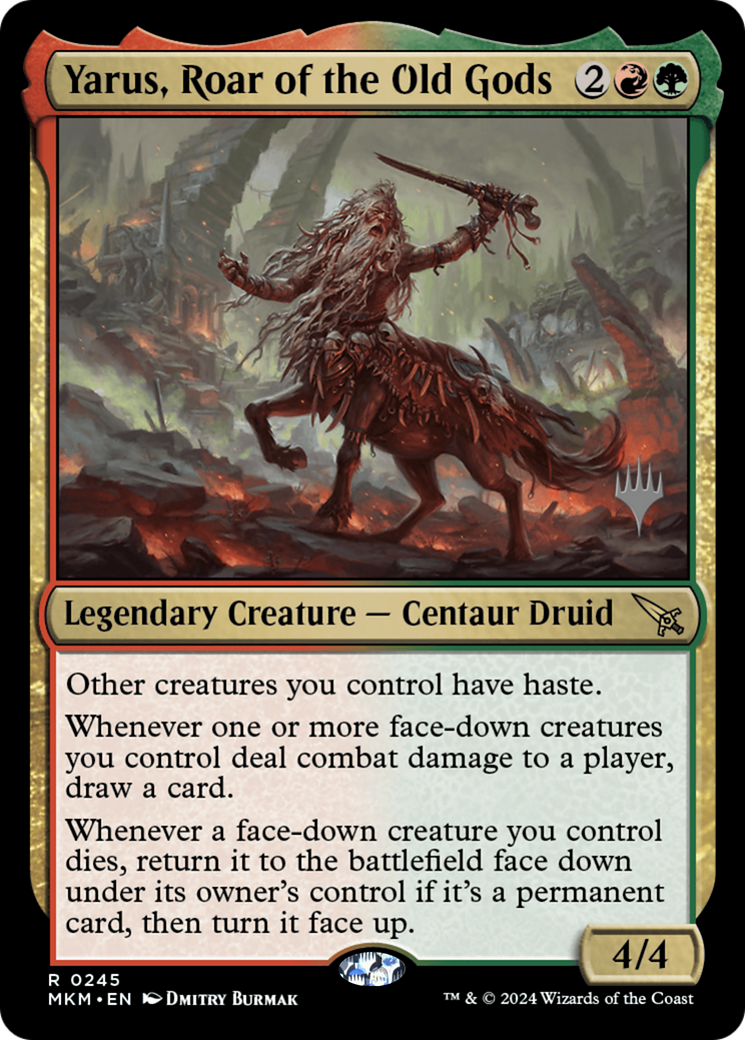 Yarus, Roar of the Old Gods (Promo Pack) [Murders at Karlov Manor Promos] Foil