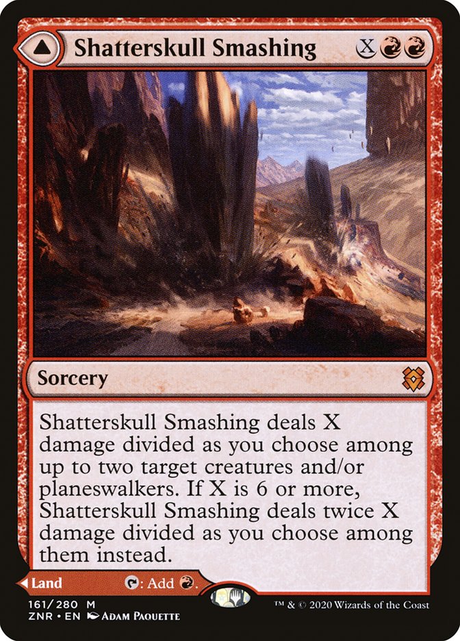 Shatterskull Smashing // Shatterskull, the Hammer Pass [Zendikar Rising] Foil
