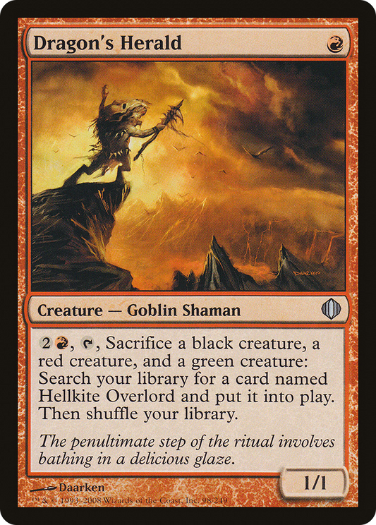 Dragon's Herald [Shards of Alara] Foil