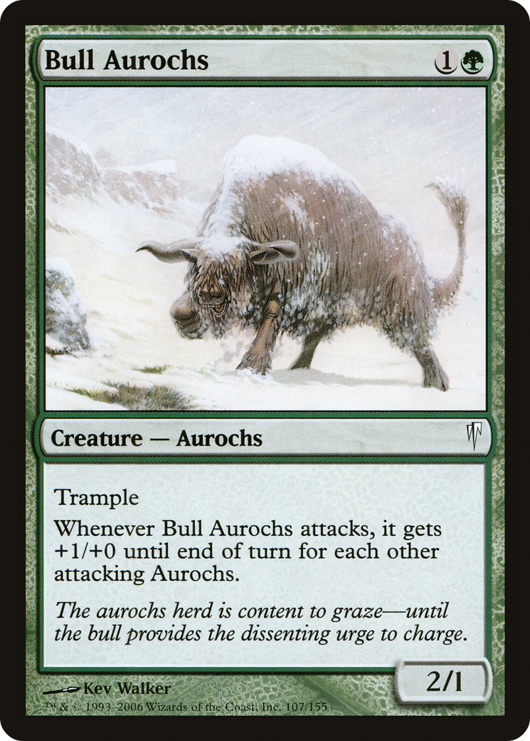 Bull Aurochs [Coldsnap] Foil