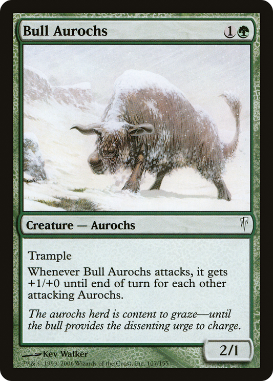 Bull Aurochs [Coldsnap] Foil