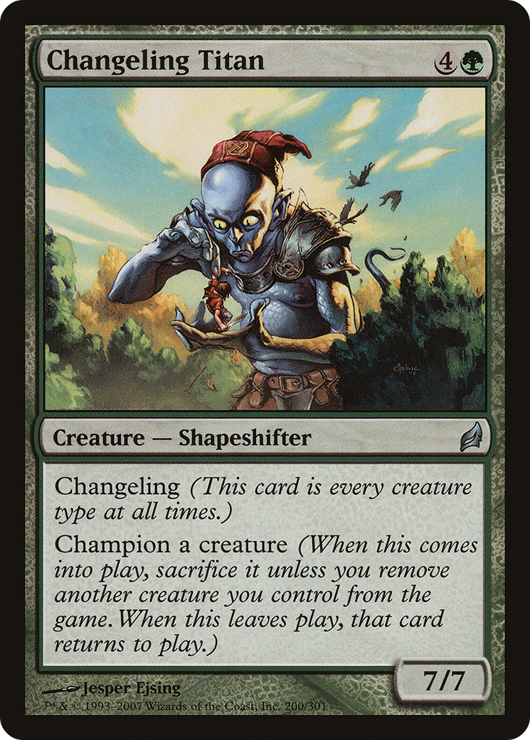 Changeling Titan [Lorwyn] Foil