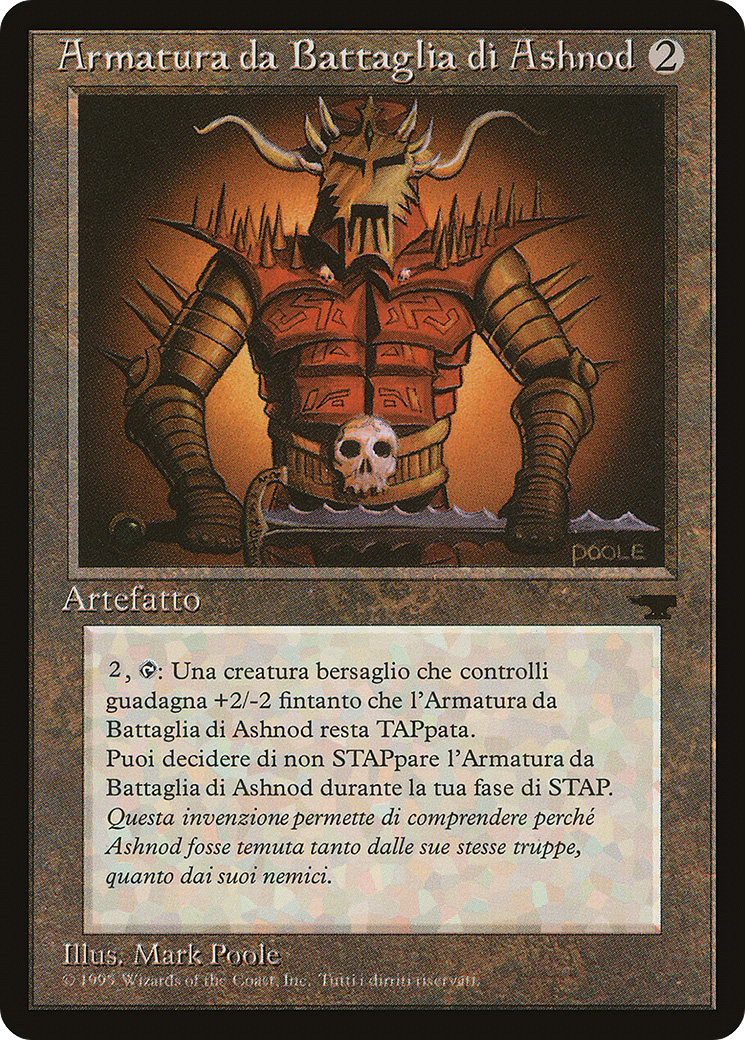 Ashnod's Battle Gear (Italian) - "Armatura da Battaglia di Ashnod" [Rinascimento] | Silver Goblin