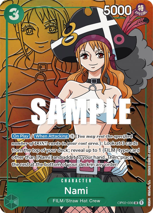 Nami (Alternate Art) (OP02-036) Foil