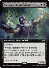 Metamorphosis Fanatic (Extended Art) [Duskmourn: House of Horror Commander] | Silver Goblin