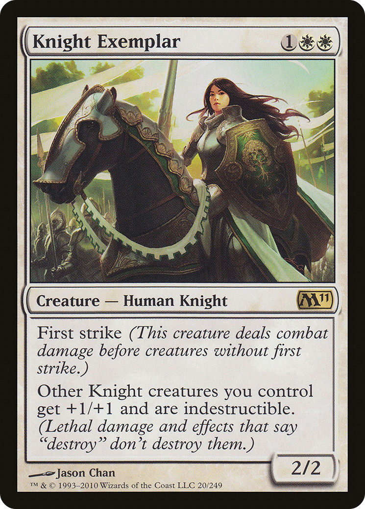 Knight Exemplar (020) Foil - Magic 2011