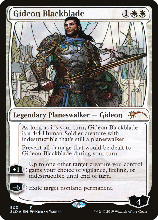 Gideon Blackblade (503) Foil - Secret Lair Drop