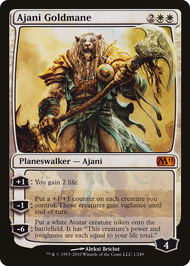 Ajani Goldmane [Magic 2011] | Silver Goblin