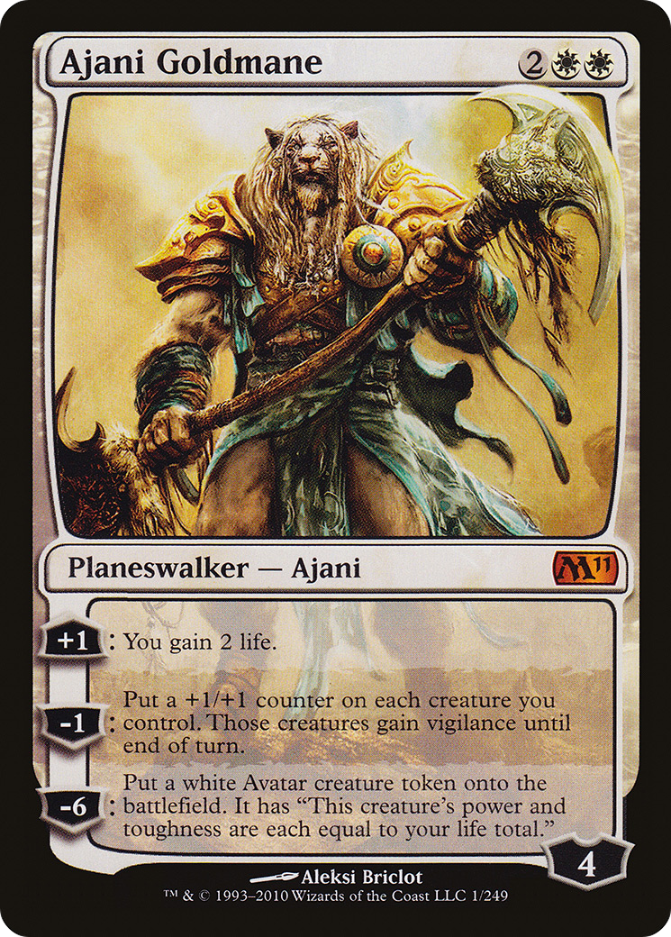Ajani Goldmane (001) - Magic 2011