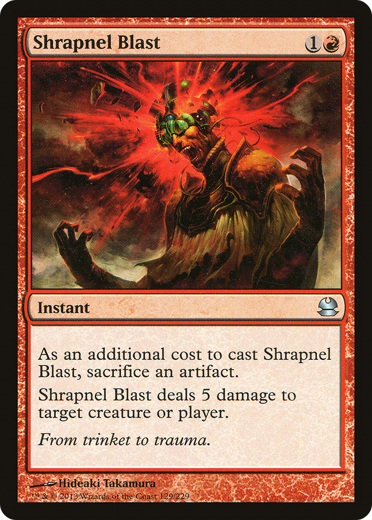 Shrapnel Blast (129) Foil - Modern Masters
