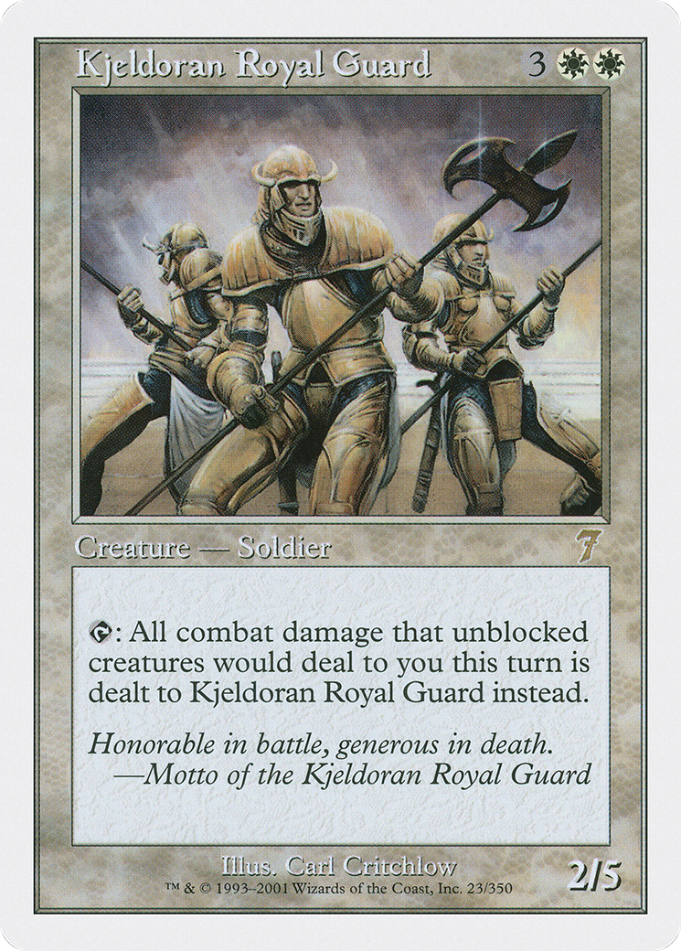 Kjeldoran Royal Guard (023) - Seventh Edition