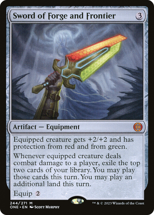 Sword of Forge and Frontier [Phyrexia: All Will Be One] Foil
