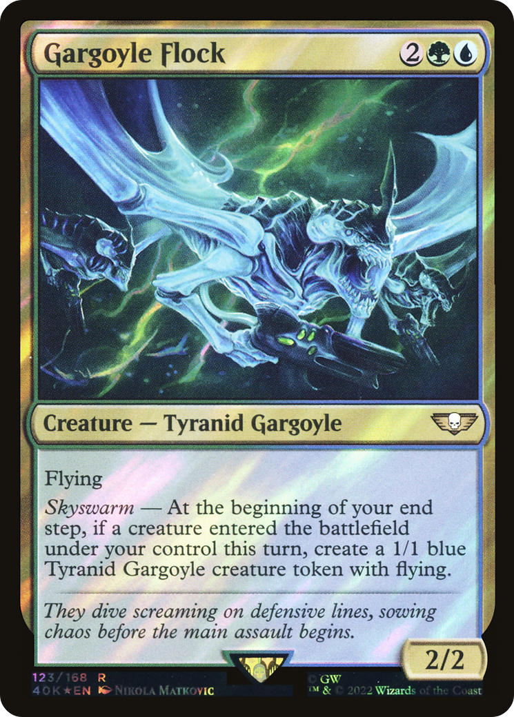 Gargoyle Flock (123) Surge Foil - Warhammer 40,000 Commander