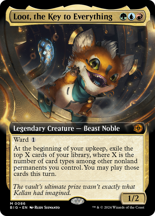Loot, the Key to Everything (Extended Art) [Outlaws of Thunder Junction: The Big Score] Foil