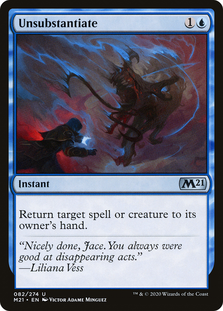 Unsubstantiate [Core Set 2021] Foil